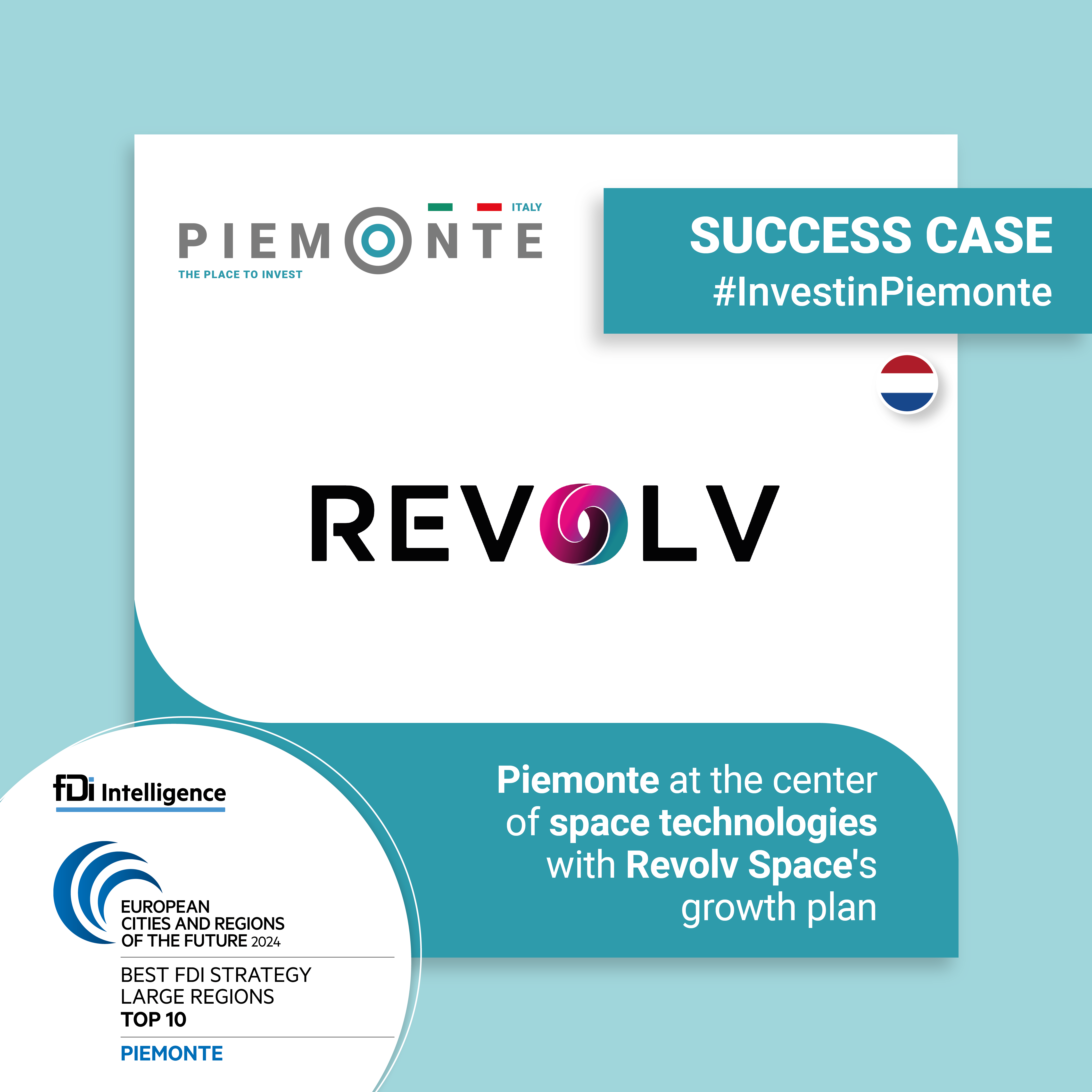 Revolv Space investment in Piemonte 